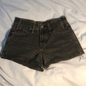 Levi Dark Gray Jean Shorts